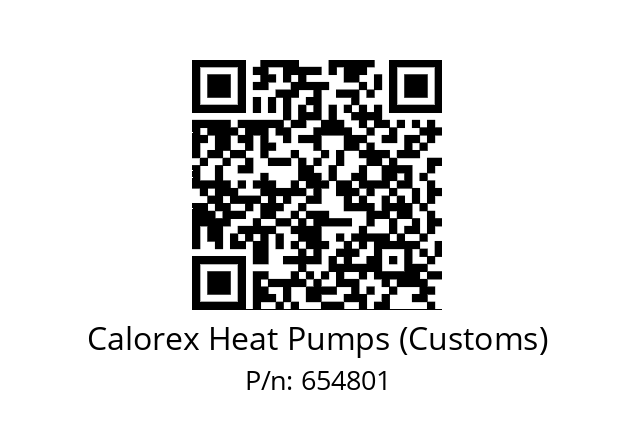   Calorex Heat Pumps (Customs) 654801