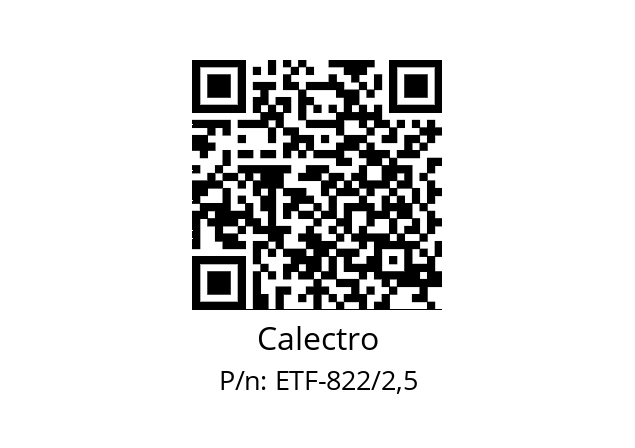   Calectro ETF-822/2,5