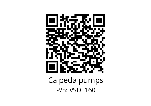   Calpeda pumps VSDE160