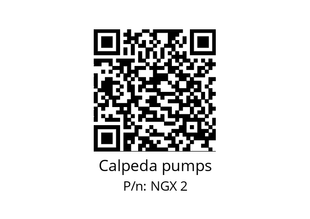   Calpeda pumps NGX 2