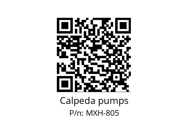   Calpeda pumps MXH-805