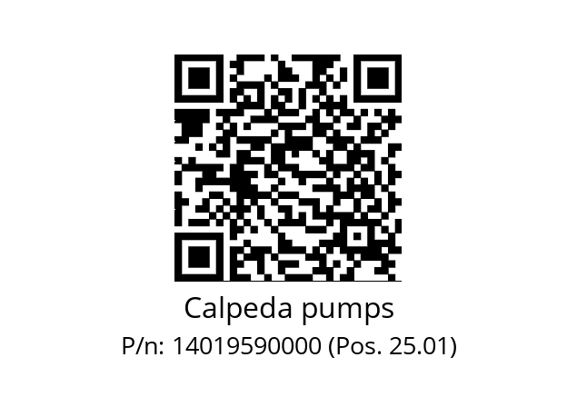   Calpeda pumps 14019590000 (Pos. 25.01)