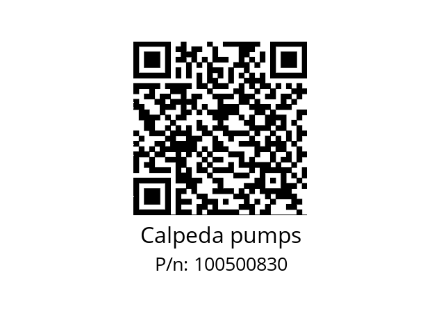   Calpeda pumps 100500830