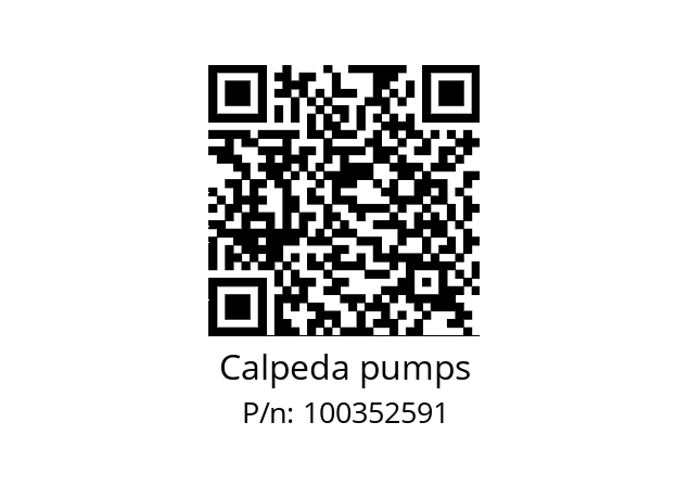   Calpeda pumps 100352591