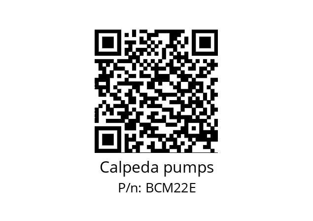   Calpeda pumps BCM22E