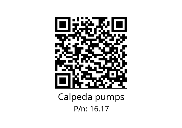   Calpeda pumps 16.17