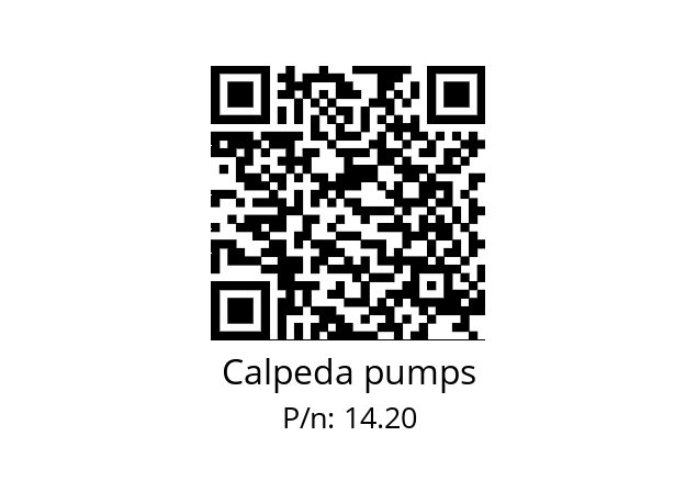   Calpeda pumps 14.20