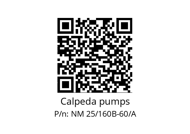   Calpeda pumps NM 25/160B-60/A