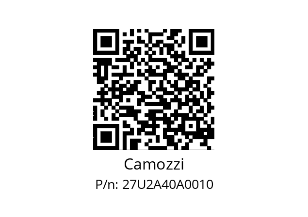   Camozzi 27U2A40A0010