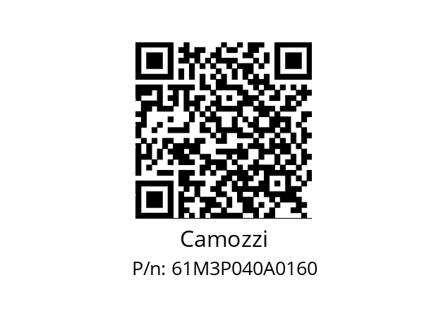   Camozzi 61M3P040A0160