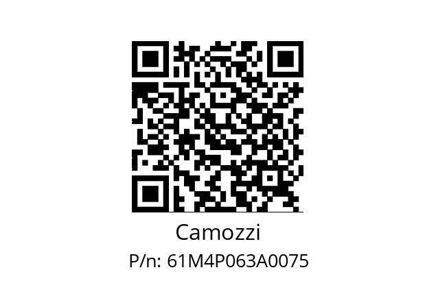   Camozzi 61M4P063A0075