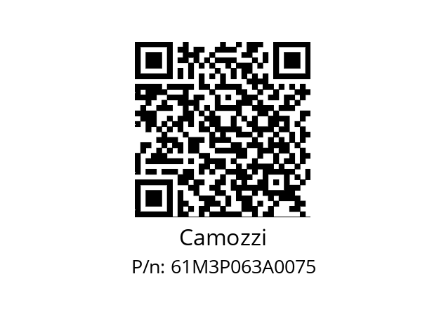   Camozzi 61M3P063A0075