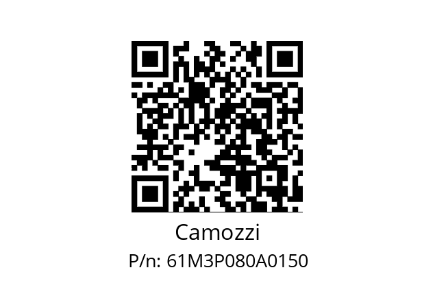   Camozzi 61M3P080A0150