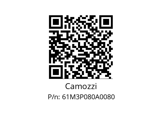   Camozzi 61M3P080A0080