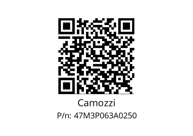   Camozzi 47M3P063A0250