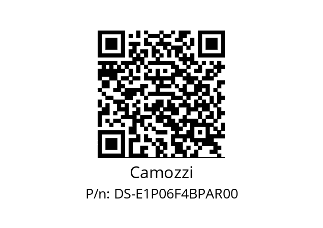   Camozzi DS-E1P06F4BPAR00