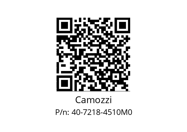   Camozzi 40-7218-4510M0