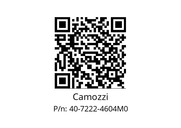   Camozzi 40-7222-4604M0