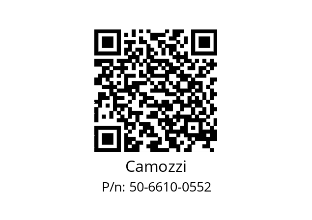   Camozzi 50-6610-0552