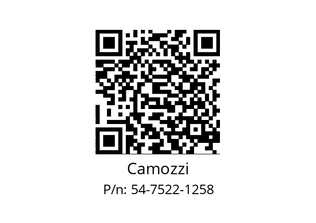   Camozzi 54-7522-1258