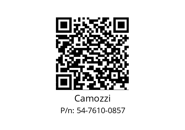   Camozzi 54-7610-0857