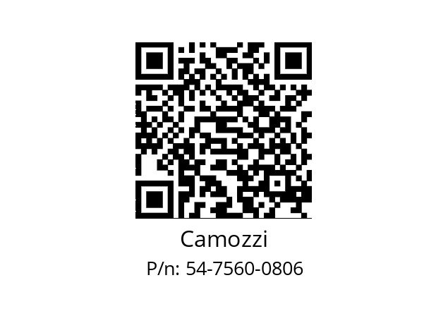   Camozzi 54-7560-0806