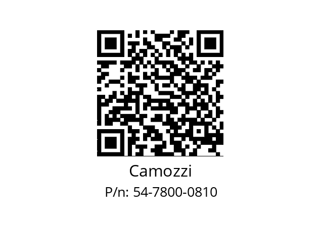   Camozzi 54-7800-0810