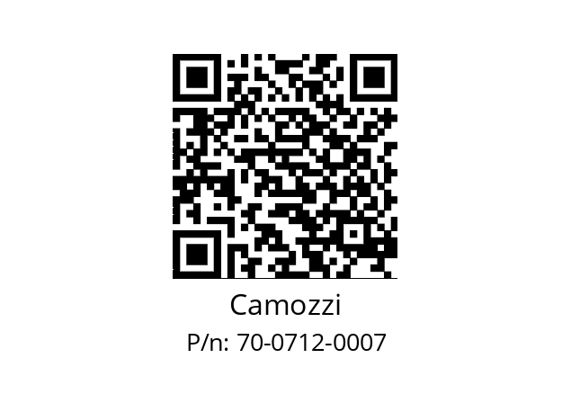   Camozzi 70-0712-0007