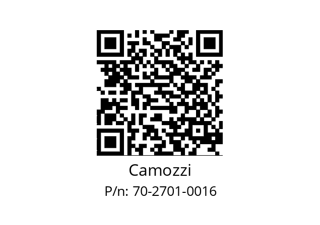   Camozzi 70-2701-0016