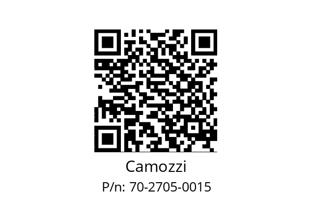   Camozzi 70-2705-0015