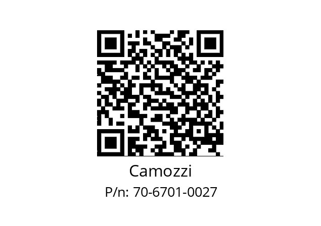   Camozzi 70-6701-0027