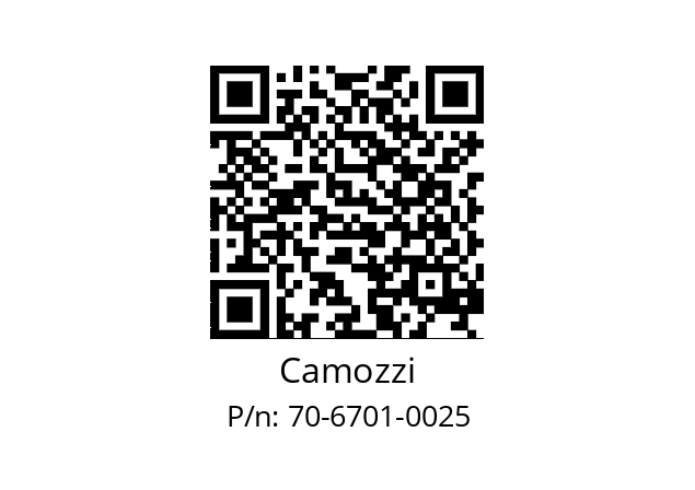   Camozzi 70-6701-0025