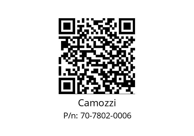   Camozzi 70-7802-0006