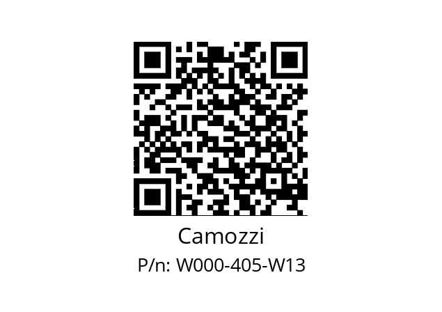   Camozzi W000-405-W13