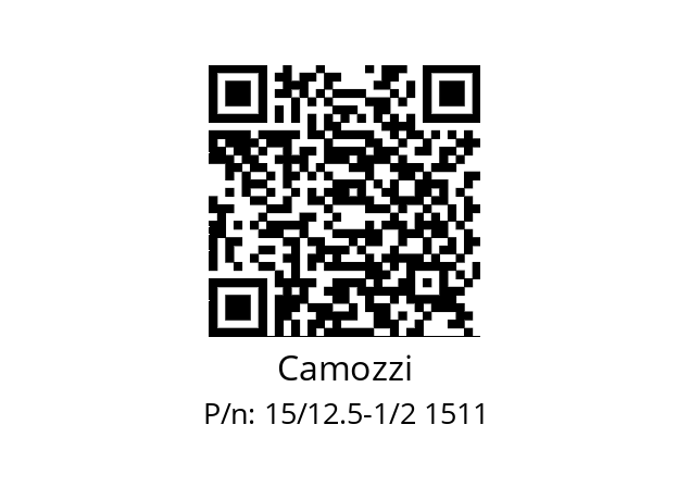   Camozzi 15/12.5-1/2 1511