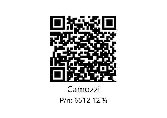   Camozzi 6512 12-¼