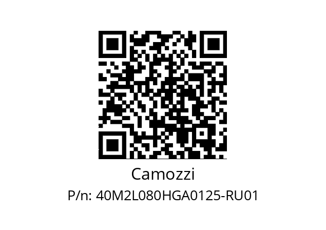   Camozzi 40M2L080HGA0125-RU01