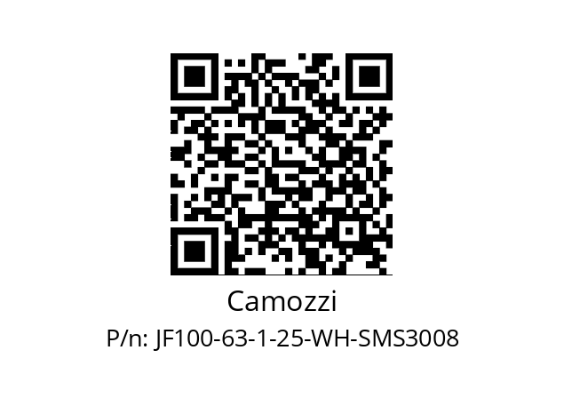   Camozzi JF100-63-1-25-WH-SMS3008