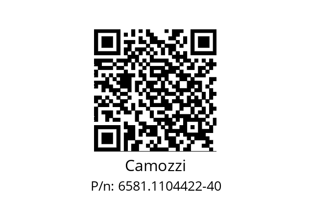   Camozzi 6581.1104422-40