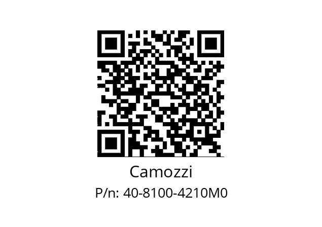   Camozzi 40-8100-4210M0