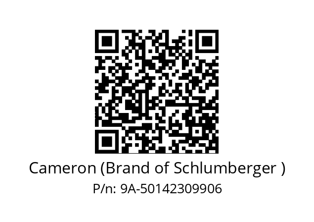   Cameron (Brand of Schlumberger ) 9A-50142309906