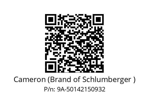   Cameron (Brand of Schlumberger ) 9A-50142150932