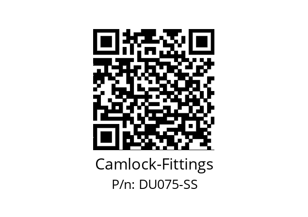   Camlock-Fittings DU075-SS