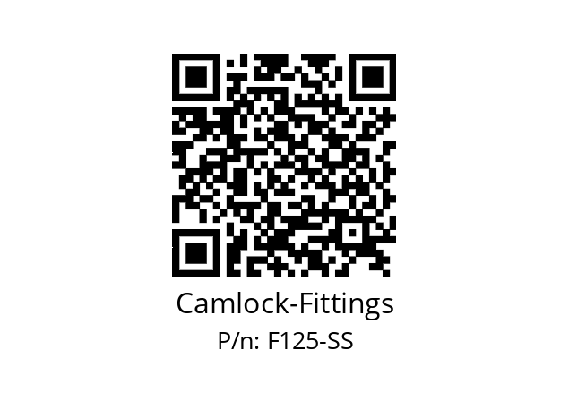   Camlock-Fittings F125-SS