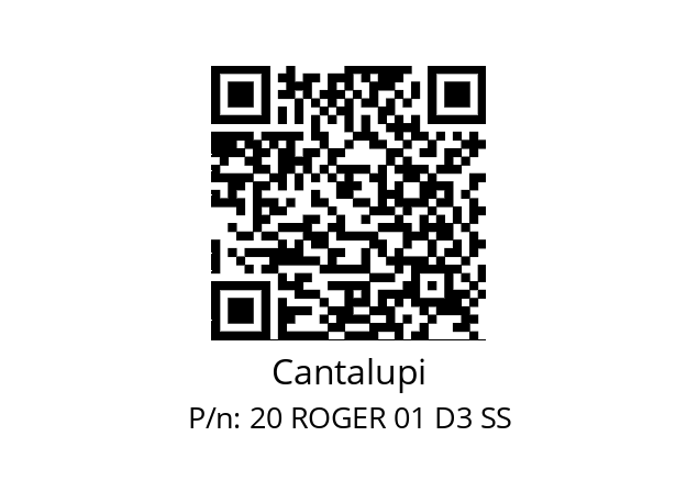   Cantalupi 20 ROGER 01 D3 SS