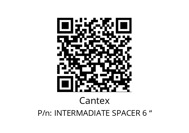   Cantex INTERMADIATE SPACER 6 “