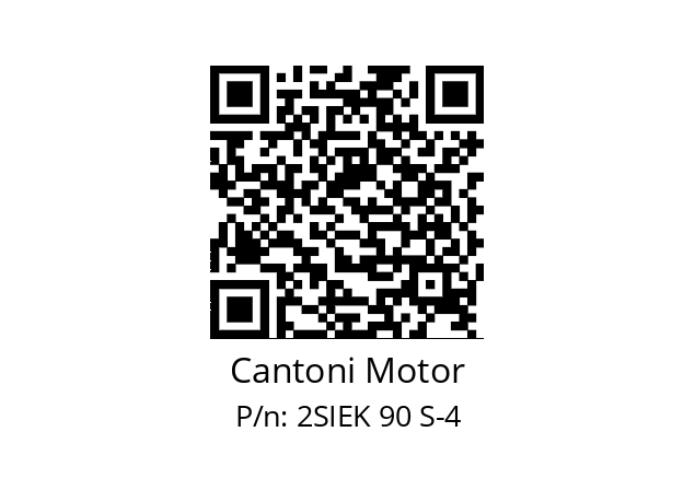   Cantoni Motor 2SIEK 90 S-4