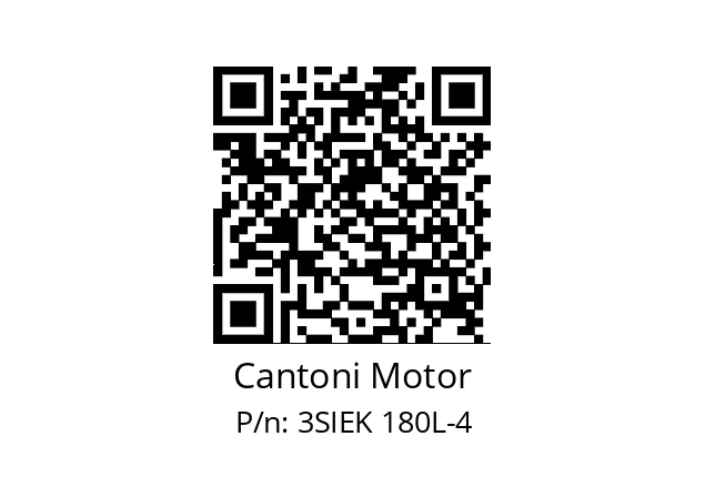   Cantoni Motor 3SIEK 180L-4