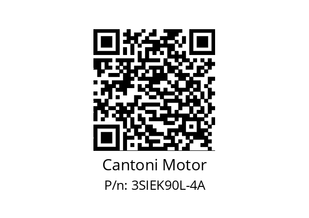   Cantoni Motor 3SIEK90L-4A