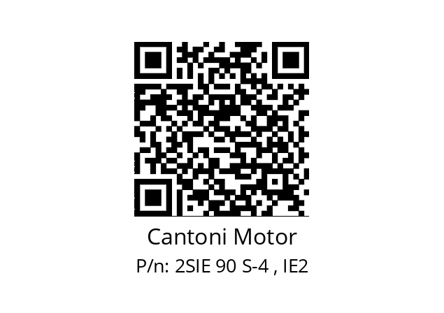   Cantoni Motor 2SIE 90 S-4 , IE2